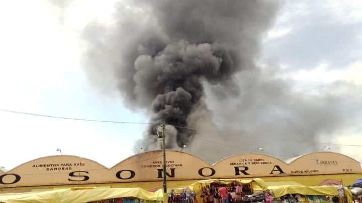 Afectados por incendio en Mercado Sonora recibirán apoyo de la Sedeco: Claudia Sheinbaum