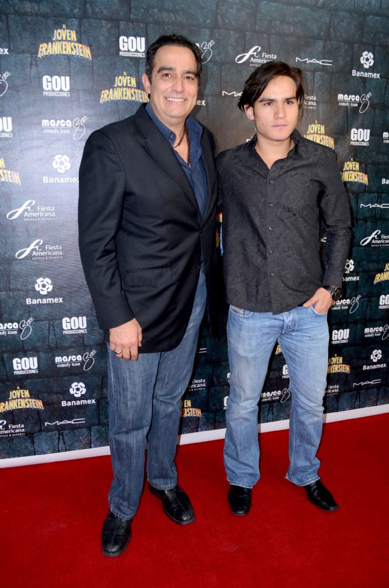 Omar Fierro y su hijo
