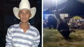 Foto ilustrativa de la nota titulada VIDEO: Jinete menor de edad muere pisoteado por enorme toro durante jaripeo de Puebla