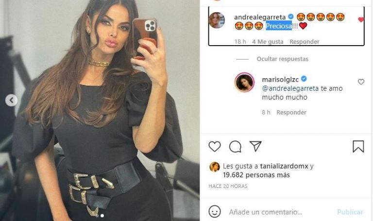 Marisol González sube foto a Instagram
