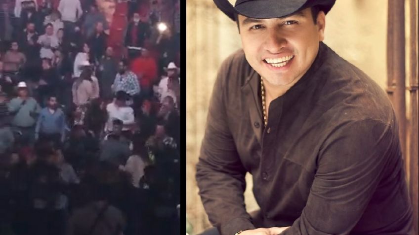 ¡Horror en el regional mexicano! Pelea campal en concierto de Julión Álvarez queda en VIDEO