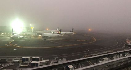 ¡Precaución! AICM alerta por retrasos en vuelos debido a banco de niebla en la CDMX