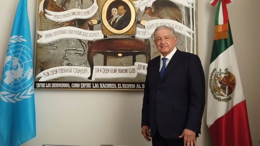 Este es el mensaje completo que AMLO envió a los “héroes migrantes” desde la ONU en NY