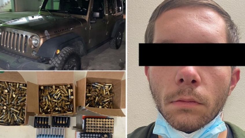 Arrestan a Benjamín en garita de Sonora; transportaba mil 261 cartuchos para arma de fuego