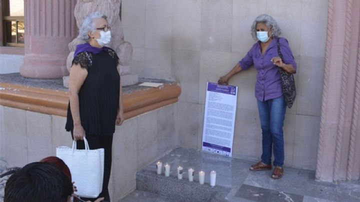 Colectivo inicia vigilia en Palacio Municipal de Cajeme para pedir justicia por Marisol Cuadras