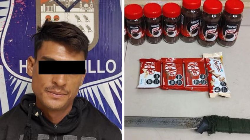 Arrestan a Brayan Axel 'N' por llevarse varios artículos de tienda en Hermosillo
