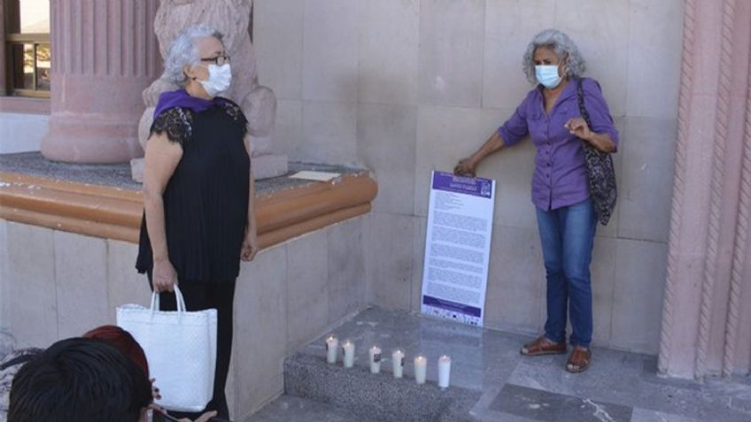 Colectivo inicia vigilia en Palacio Municipal de Cajeme para pedir justicia por Marisol Cuadras