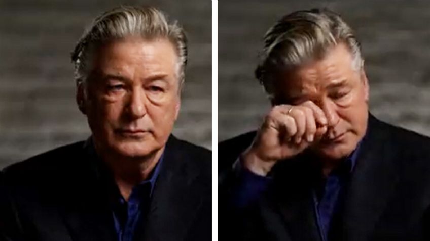 Alec Baldwin rompe en llanto al hablar del disparo accidental que mató a Halyna Hutchins