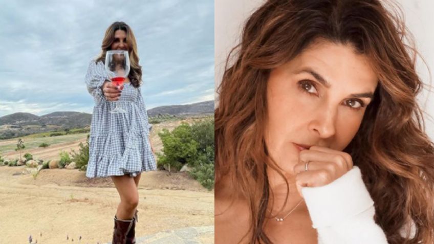 Mayrín Villanueva da paseo en bicicleta con encantador 'outfit' y conquista a todo Televisa