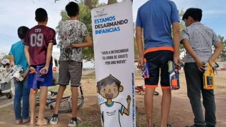 Ciudad Obregón: Campaña 'Desarmando Infancias', inaugurará escultura el día del niño