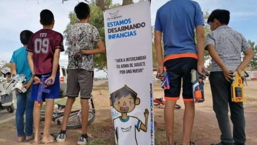 Ciudad Obregón: Campaña 'Desarmando Infancias', inaugurará escultura el día del niño