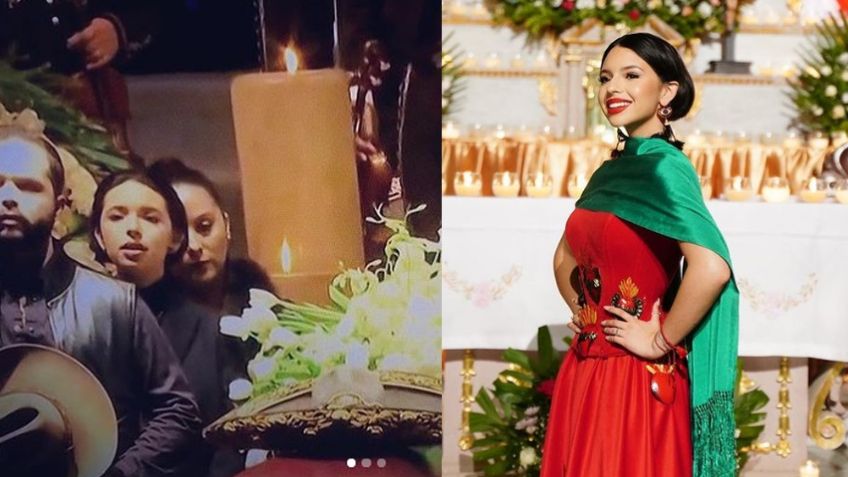 "Un honor conocerlo": Ángela Aguilar se despide de Vicente Fernández desde su funeral