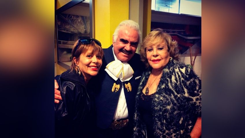 Casi consuegros: Silvia Pinal y Vicente Fernández por poco casan a 'La Guzmán' con 'El Potrillo'