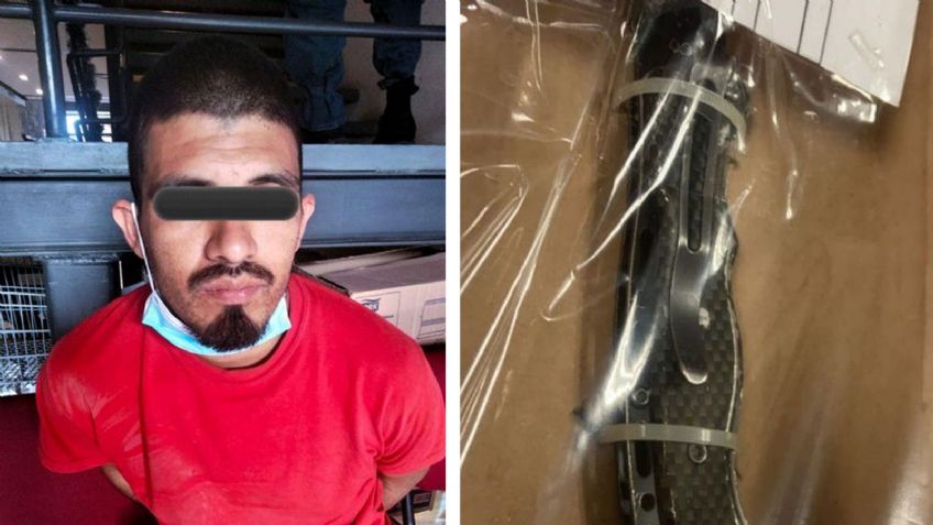 Hermosillo: Sujeto trata de huir tras asaltar tienda de conveniencia, pero es interceptado