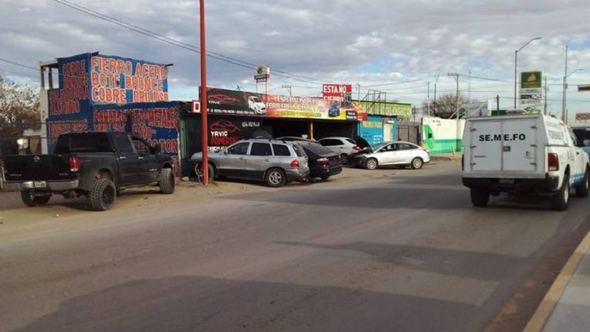 Ciudad Juárez: Pistoleros ingresan a la fuerza a taller mecánico y matan a un hombre