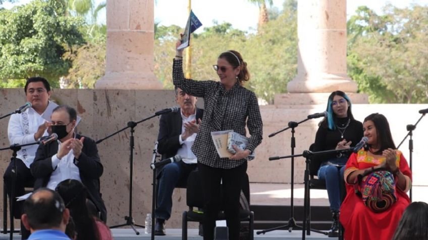 VIDEO: Desde Ciudad Obregón, Beatriz Gutiérrez Müller pide tregua a quienes dañan la paz