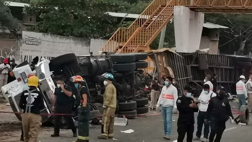 Aumenta número de víctimas mortales tras colisión en Chiapas; solo 22 cuerpos han sido identificados