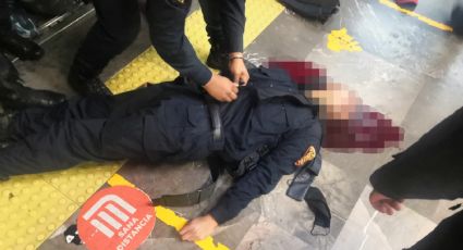 VIDEO: Policía es embestido por tren del Metro de la CDMX; resulta con herida de gravedad