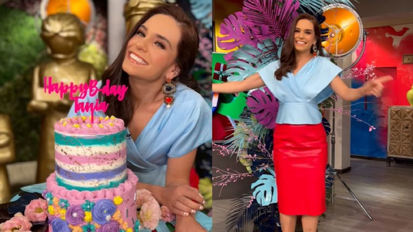 "Me gané la lotería": Tras unirse a 'Hoy', Tania Rincón celebra su cumpleaños 35 en Televisa