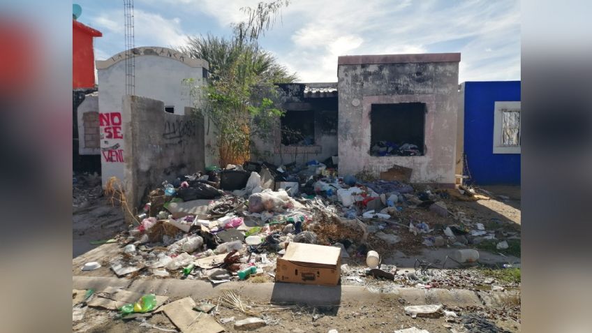 Casas abandonadas en Hermosillo originan otros graves problemas; hay mil 763 viviendas