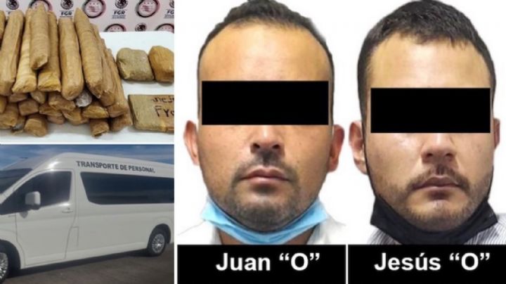 Arrestan a dos sujetos por transportar más 300 mil pastillas de fentanilo en Navojoa