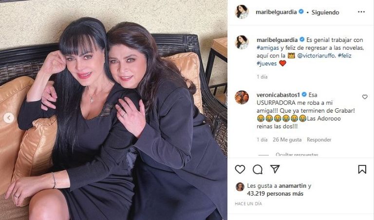 Maribel Guardia y Victoria Ruffo