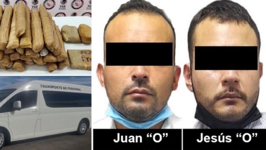 Arrestan a dos sujetos por transportar más 300 mil pastillas de fentanilo en Navojoa