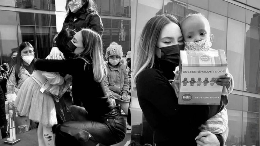 "Nada es imposible": Belinda entrega quimioterapias y regalos a niños con cáncer previo a Navidad