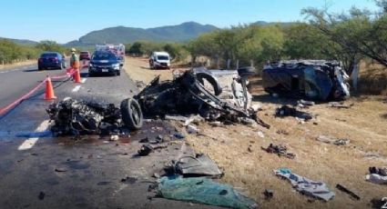 Brutal accidente en autopista de San Luis Potosí deja 2 víctimas mortales y varios heridos