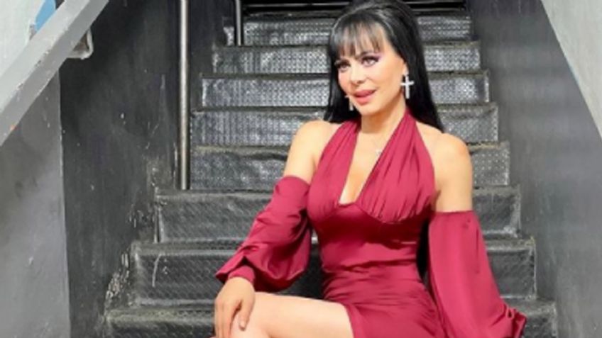 Maribel Guardia alegra la Navidad y derrite a Televisa al lucir cinturita con atractivo vestido