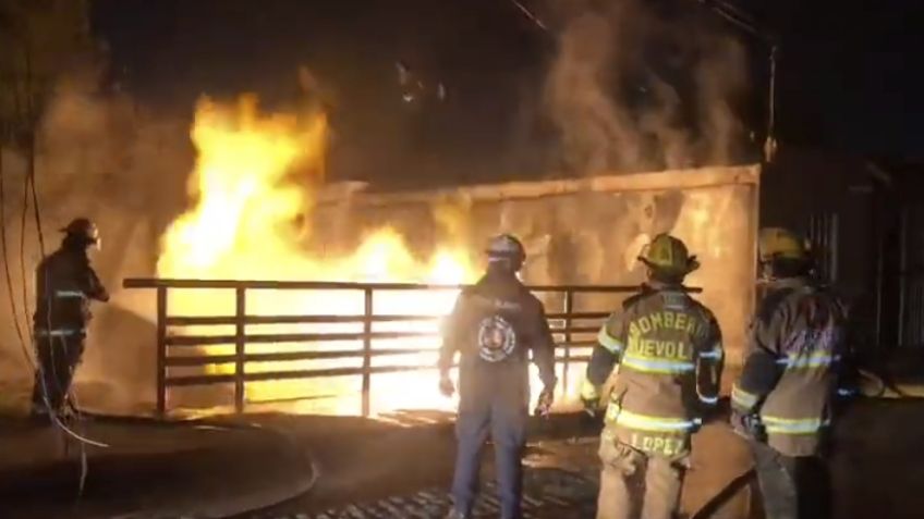 (VIDEO) Terror en Nuevo León: Fuga de gas provoca incendio y la evacuación de 40 familias