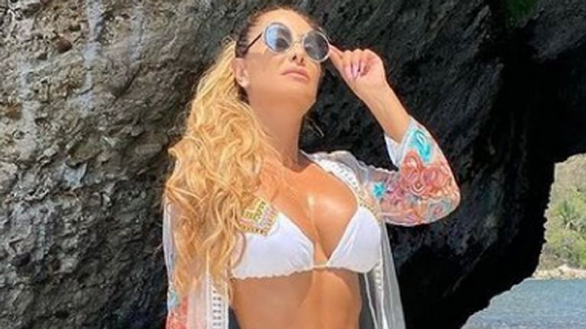 Ninel Conde deja en shock a Instagram al lucir apretado vestido desde la playa: "Qué chulada"