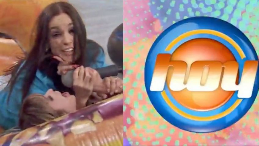 Conductoras de 'Hoy' se 'desgreñan' en vivo en Televisa y acaban en el piso: "No se soportan"