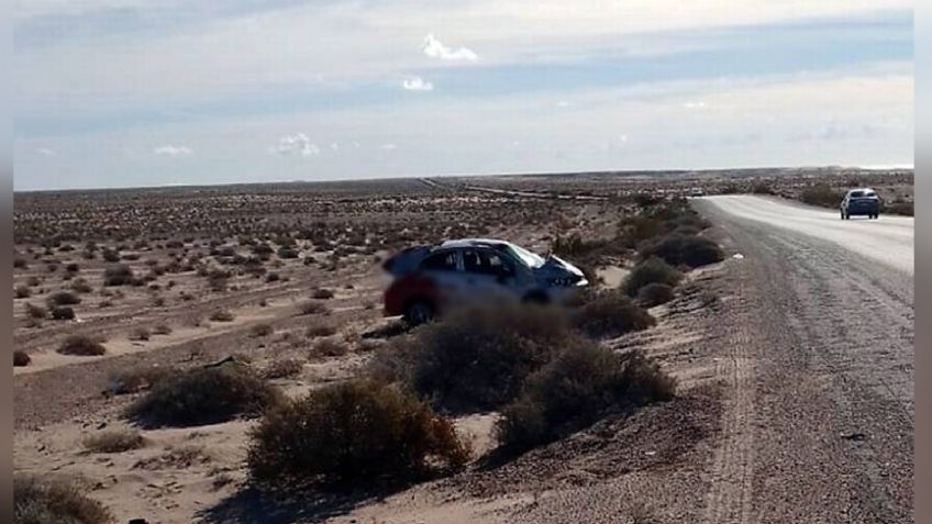 Hombre resulta herido tras perder el control de su automóvil en Puerto Peñasco