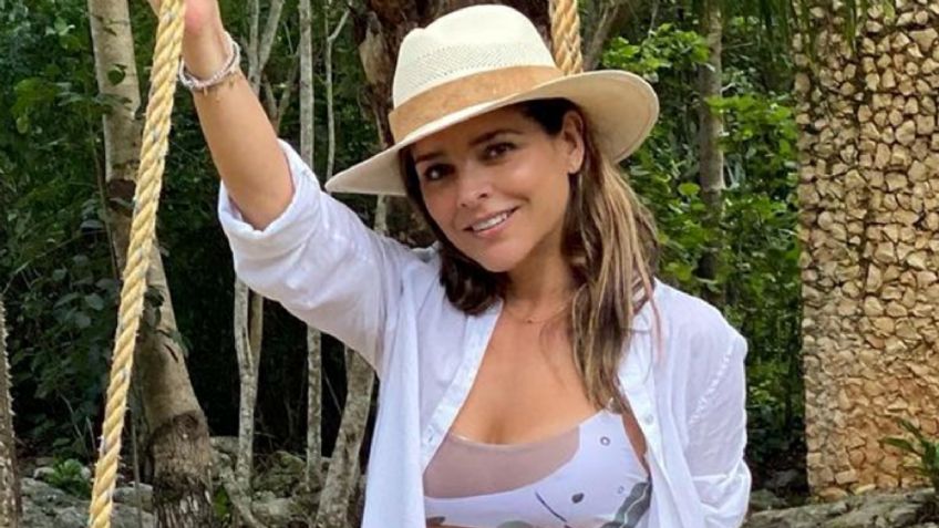 ¡Fuego en Televisa! Grettell Valdez impacta al presumir pequeño bañador a sus 45 años