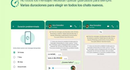 Más privacidad: Mensajes temporales de WhatsApp ahora podrán eliminarse en hasta 90 días