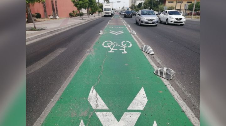 Ciclistas enfrentan muchos retos al pedalear por las calles de Hermosillo
