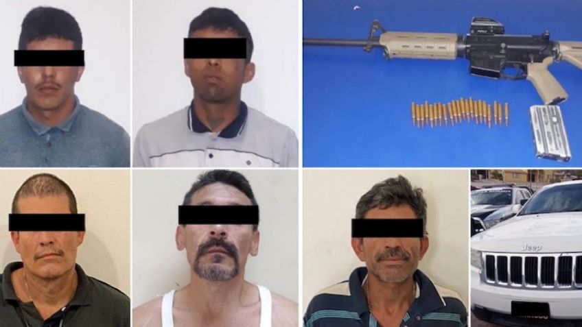Capturan a 34 presuntos delincuentes en Sonora; aseguran armas, drogas y vehículos