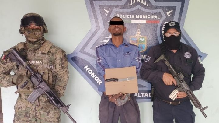 Ciudad Obregón: Detienen al 'Pelón' por alterar el orden público y le encuentran un arma