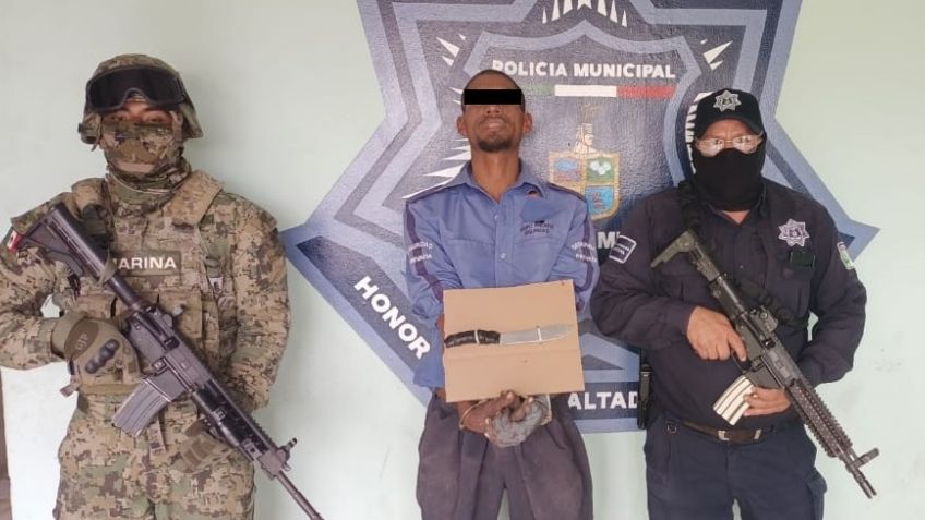 Ciudad Obregón: Detienen al 'Pelón' por alterar el orden público y le encuentran un arma