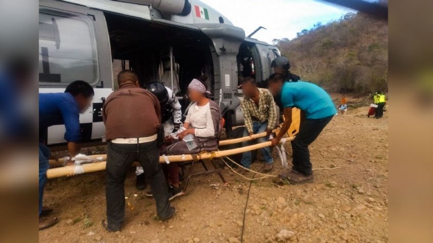 Navojoa: Guardia Nacional rescata a joven guarijía embarazada; tenía hemorragia