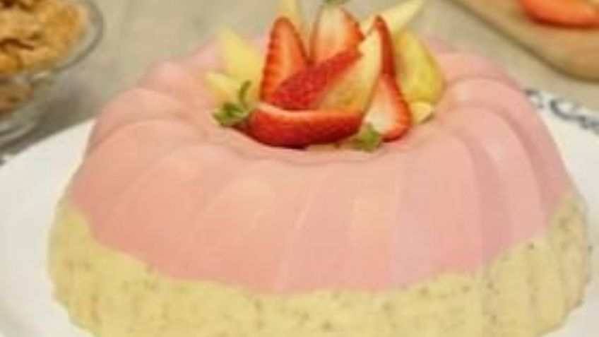 ¡Simplemente deliciosa! Esta gelatina de guayaba con fresa se convertirá en tu preferida