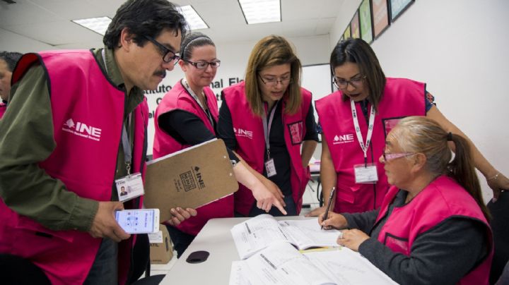 INE ya tiene a posibles funcionarios de casilla para las elecciones de 2021
