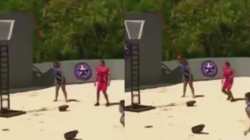 ¡Auch! Al aire en 'Exatlón', Mau Wow da pelotazo en la cara a Doris del Moral