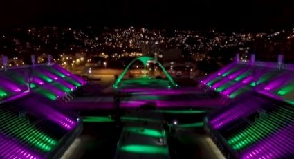 ¡Increíble! Iluminan Sambódromo de Río de Janeiro en homenaje a víctimas del Covid-19