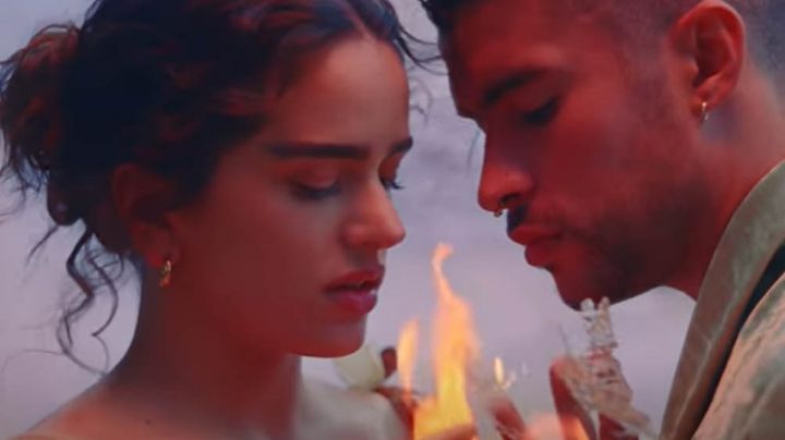 Bad Bunny hace que las redes estallen al estrenar su nuevo video musical con Rosalía