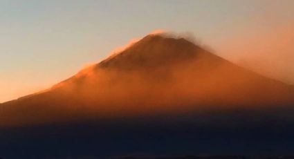 Popocatépetl inicia fuerte la semana y emite 15 exhalaciones; se mantiene en amarillo fase 2