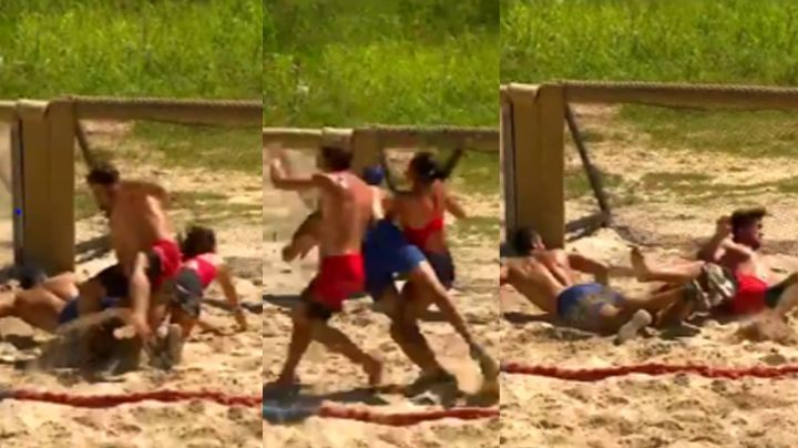 'Exatlón' fuera de control: Pascal Nadaud cae sobre Jazmín Hernández en Exabol