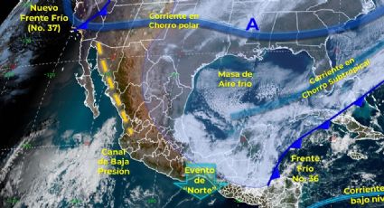 Clima: Frente Frío 37 llegará a México este domingo con vientos y bajas temperaturas
