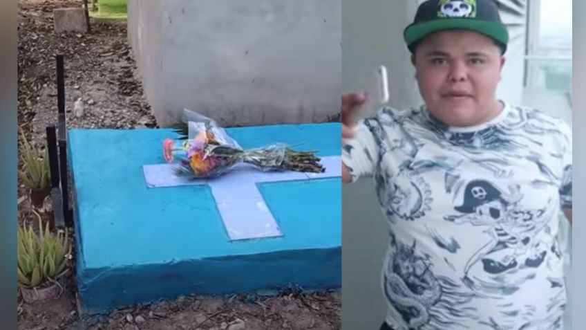 A 3 años de su asesinato, así es como luce la tumba del 'Pirata de Culiacán'